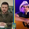 Brad Paisley markerer 1 år krig i Ukraina med Volodymyr Zelenskyy